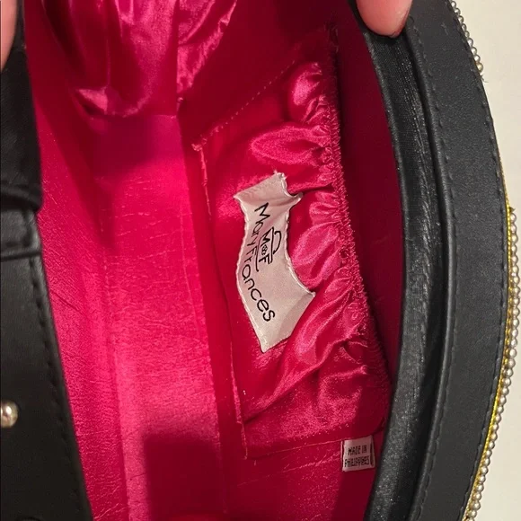 Mary Frances Princess Black Clutch with Jewel and Floral Authentic - Picture 6 of 9